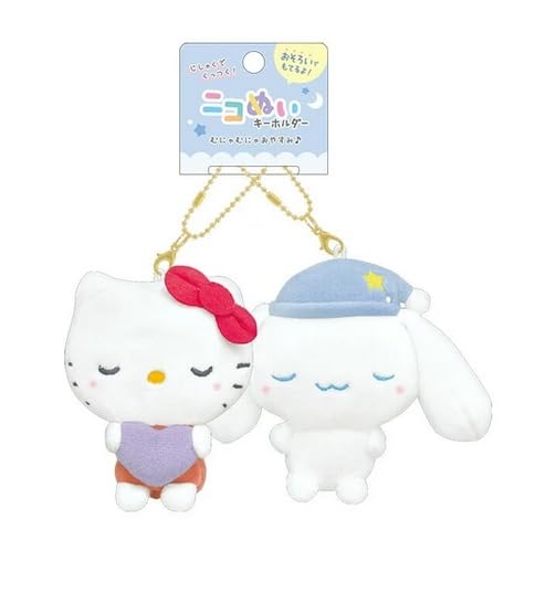 Amazon.co.jp: ニコぬいキーホルダー ハローキティ＆シナモロール